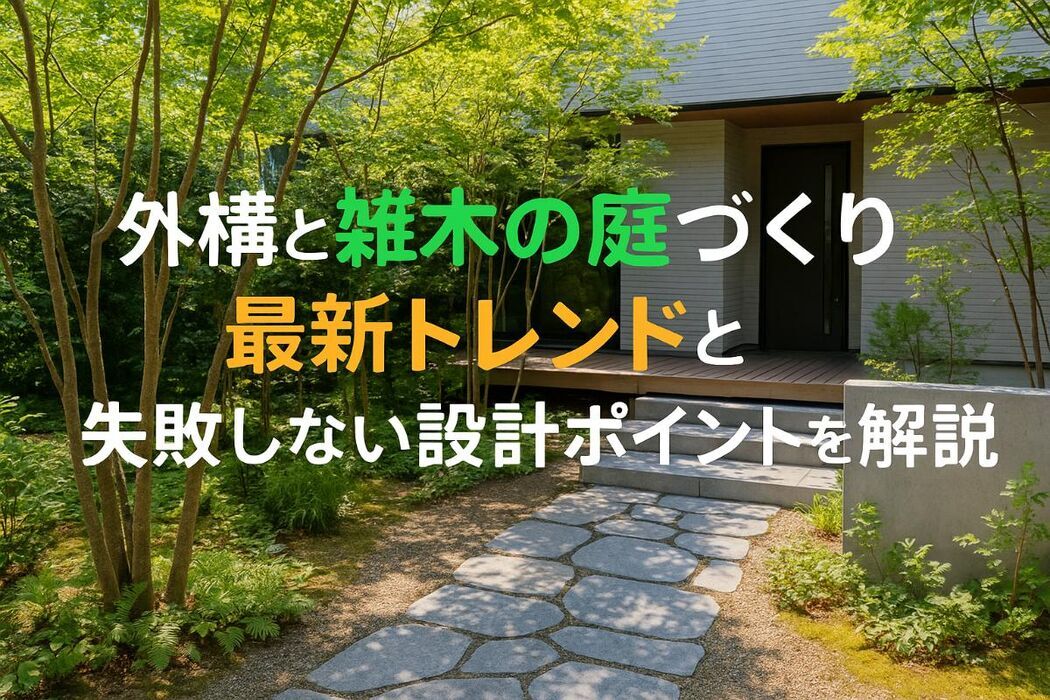 外構と雑木の庭づくり最新トレンドと失敗しない設計ポイントを解説！