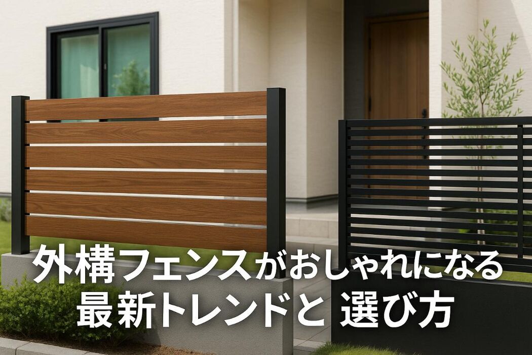 外構フェンスがおしゃれになる最新トレンドと選び方ガイド