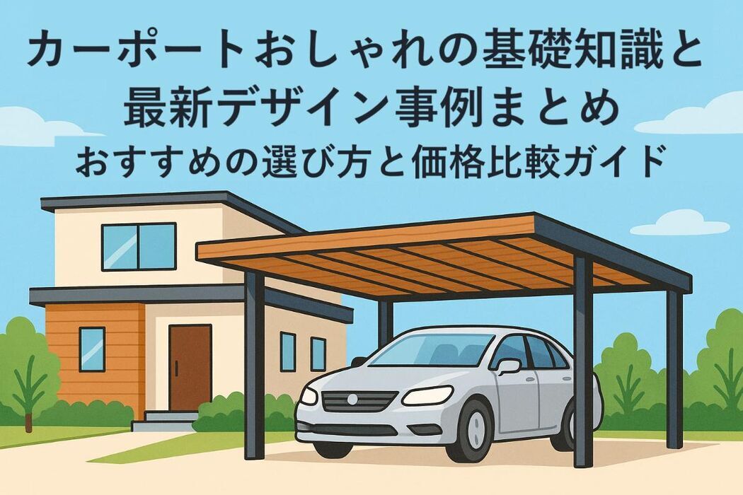 カーポートおしゃれの基礎知識と最新デザイン事例まとめおすすめの選び方と価格比較ガイド