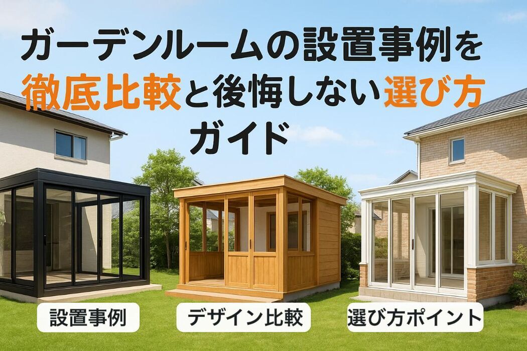 ガーデンルームの設置事例を徹底比較と後悔しない選び方ガイド