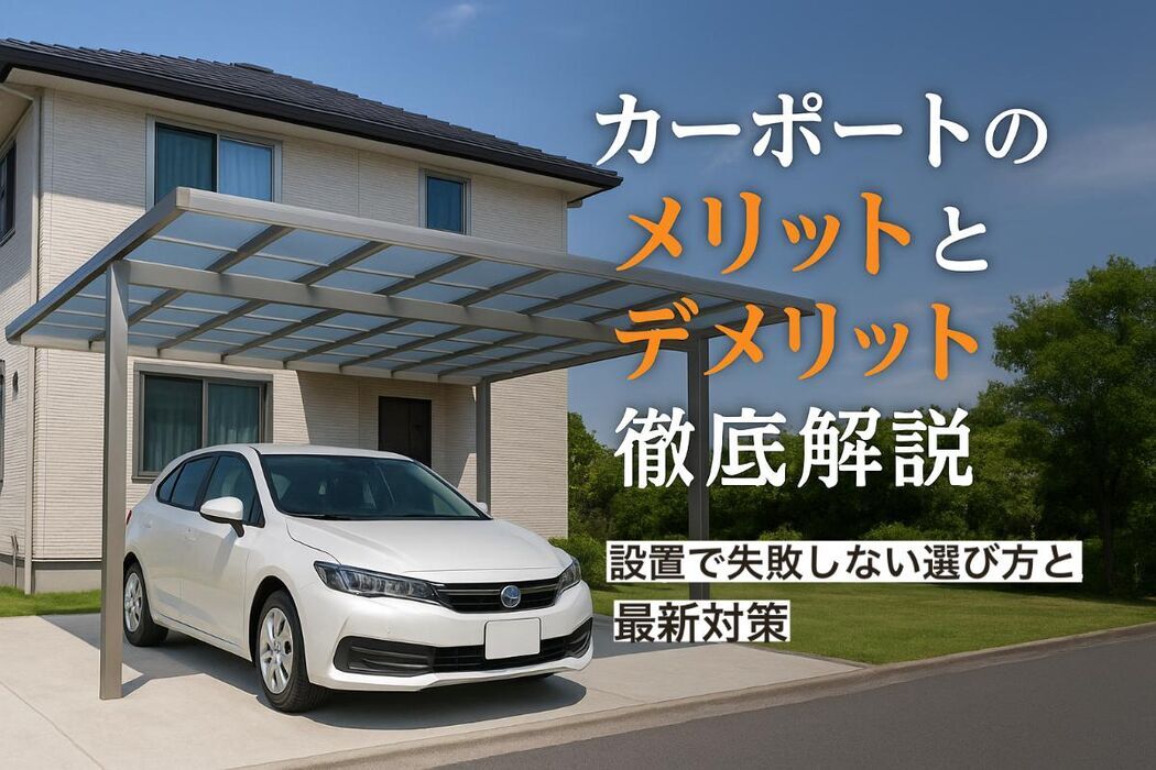 カーポートのメリットとデメリット徹底解説｜設置で失敗しない選び方と最新対策