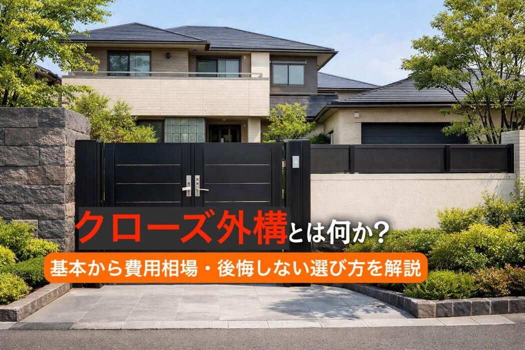 クローズ外構とは何か？基本から費用相場・後悔しない選び方を解説
