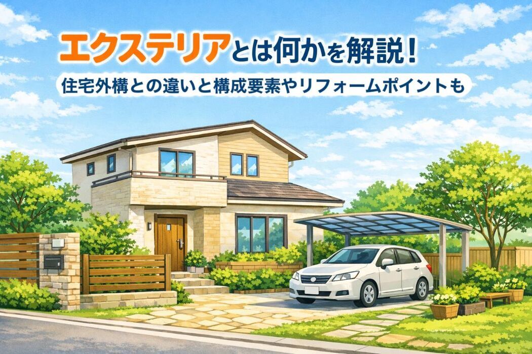 エクステリアとは何かを解説！住宅外構との違いと構成要素やリフォームポイントも