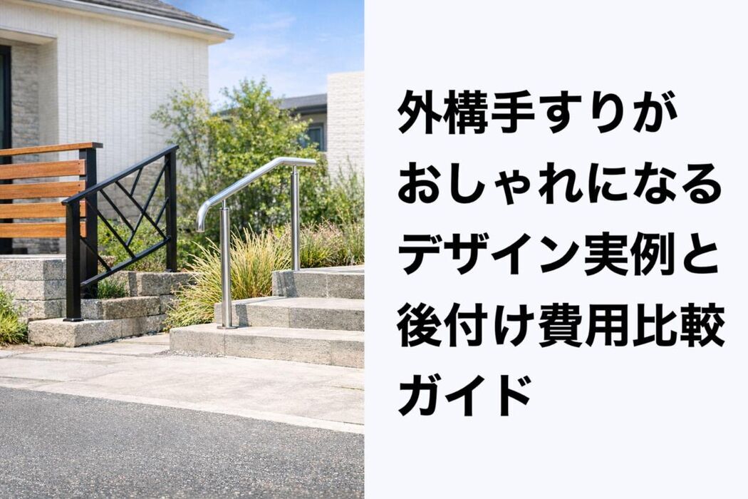 外構手すりがおしゃれになるデザイン実例と後付け費用比較ガイド