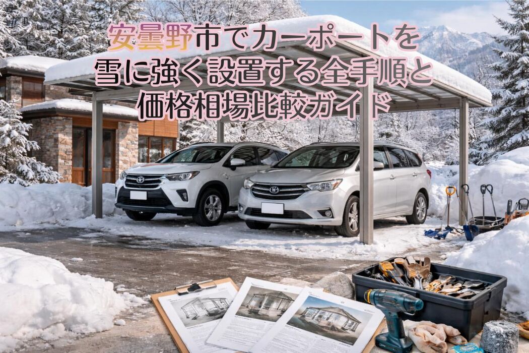 安曇野市でカーポートを雪に強く設置する全手順と価格相場比較ガイド