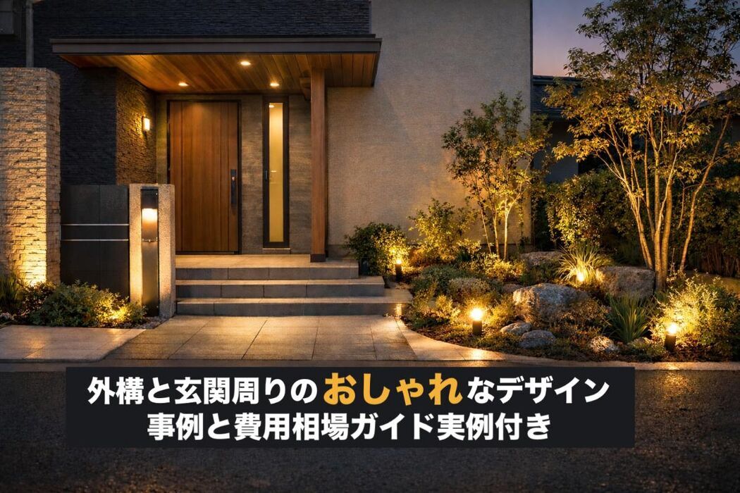 外構と玄関周りのおしゃれなデザイン事例と費用相場ガイド実例付き