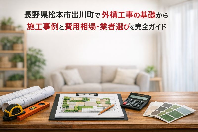 長野県松本市出川町で外構工事の基礎から施工事例と費用相場・業者選びを完全ガイド