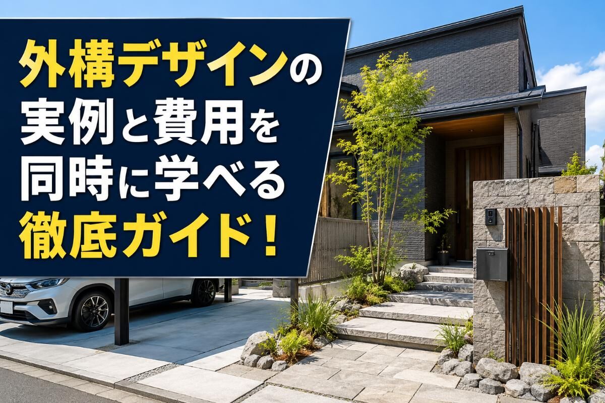 外構デザインの実例と費用を同時に学べる徹底ガイド！