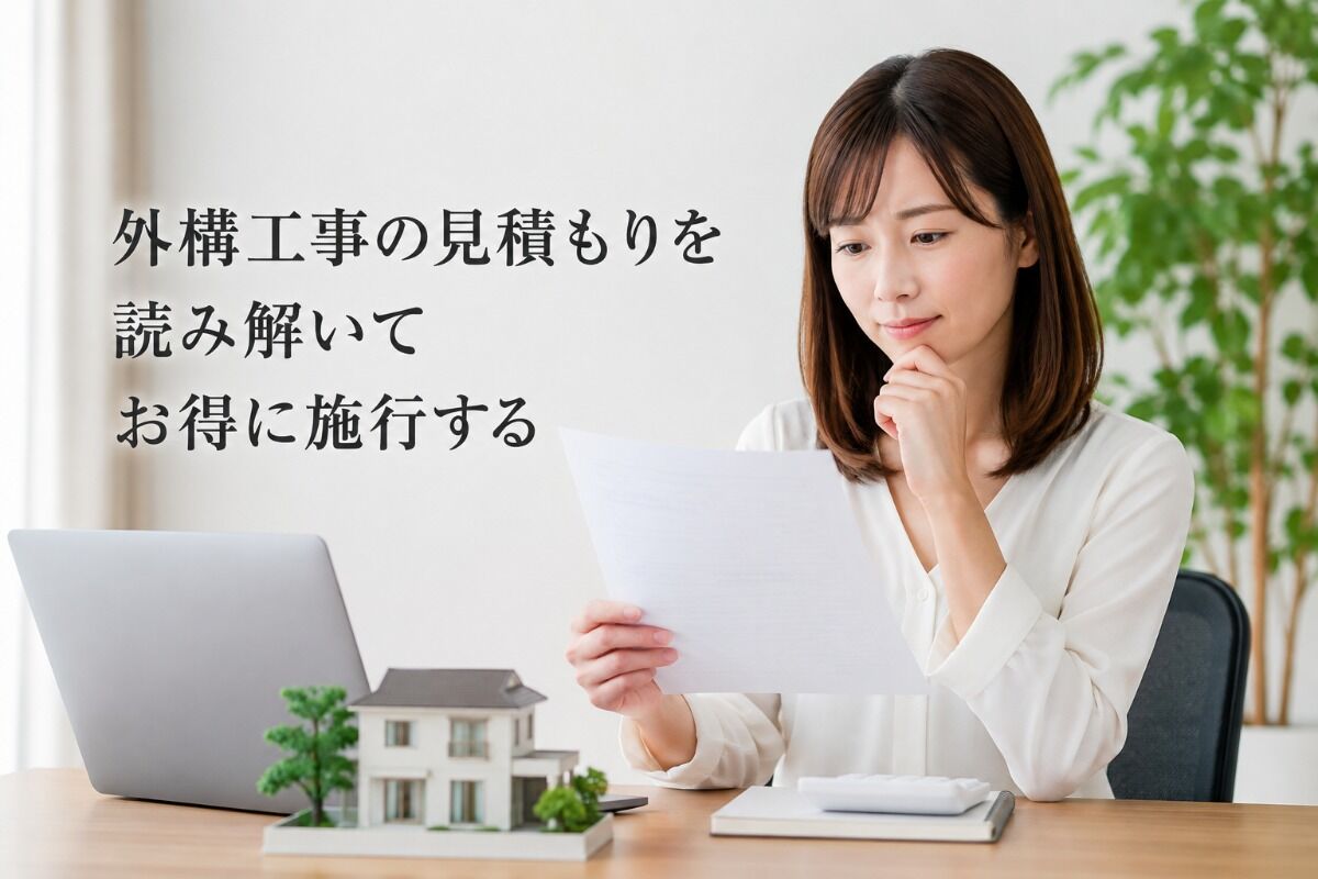 外構工事の見積もりを読み解いてお得に施行する