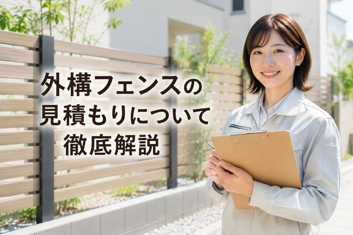 外構フェンスの見積もりについて徹底解説