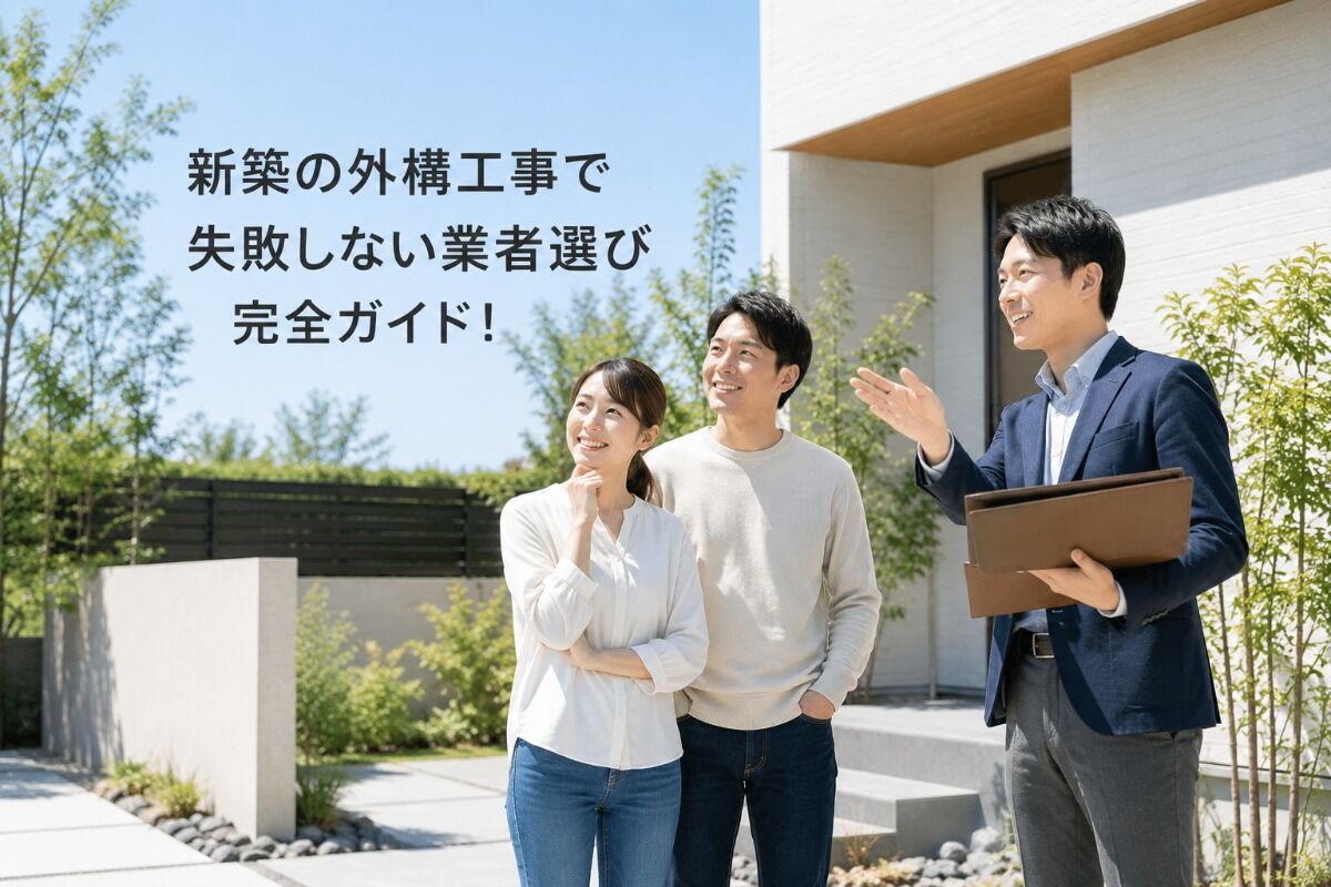 新築の外構工事で失敗しない業者選び完全ガイド！